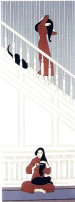 The White Stairway 1982 by Will Barnet