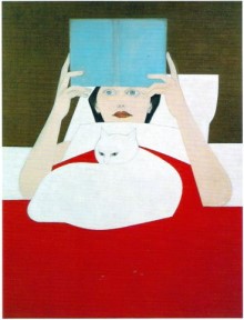 Woman Reading 1965 by Will Barnet