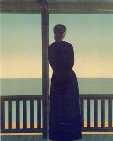 Woman and the Sea 1972 by Will Barnet