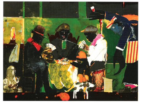 Romare Bearden, Card Players-1982..jpg