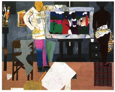 Romare Bearden, Profile-Part II , 1981..jpg