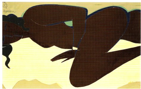 Romare Bearden, Reclining Nude, 1977..jpg