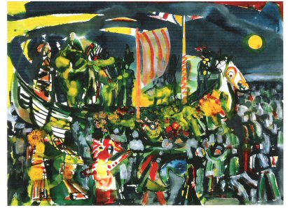 Romare Bearden, The Carnival Begins, 1984..jpg