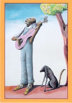 Hound Dog Blues by Benny Andrews