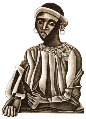 Elizabeth Catlett, Harlem Woman, 1992..jpg