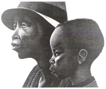 Elizabeth Catlett, Two Generations, 1979..jpg