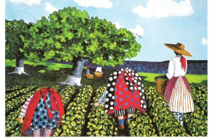 Jonathan Green,  Spring Beans Harvest , 1994..jpg