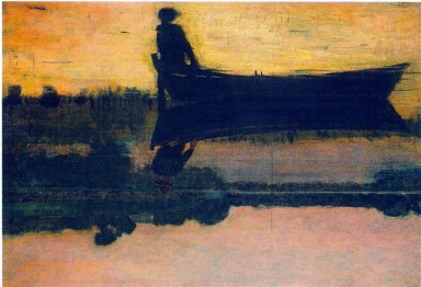 Sunset 1875 by Winslow Homer