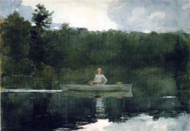 The Lone Fisherman 1889 by Winslow Homer
