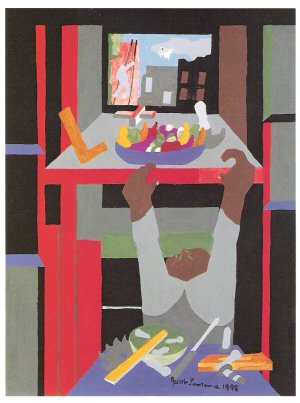 Jacob Lawrence , Builder-Still Life, 1998..jpg