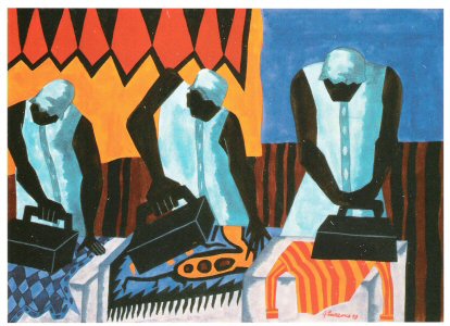 Jacob Lawrence, Ironers , 1943..jpg