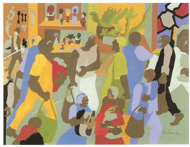 Jacob Lawrence , Shopping Bags, 1994..jpg