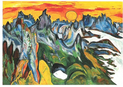 W.H.Thomson. Midnigth Sun , Lofoten, 1937..jpg