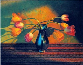 Tulips With Pitcher by Masatomo Kuriya
