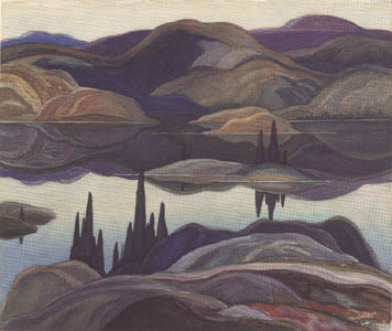 Mirror Lake - Franklin Carmichael , 1929  ( 1, 2 & 3 stars ).jpg