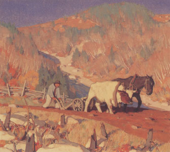 Clarence Gagnon,October.5 X 7 inches art card..jpg