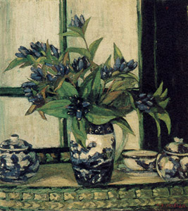 A.Y.Jackson, Blue Gentians. Art Card..jpg