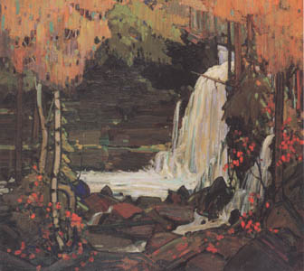 Tom Thomson,Woodland Waterfall. 1,2, & 3 stars..jpg
