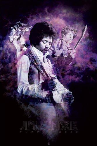 Jimi  henfrix, purple hazel 