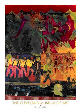 Wrapping it Up at the Lafayette by Romare Bearden