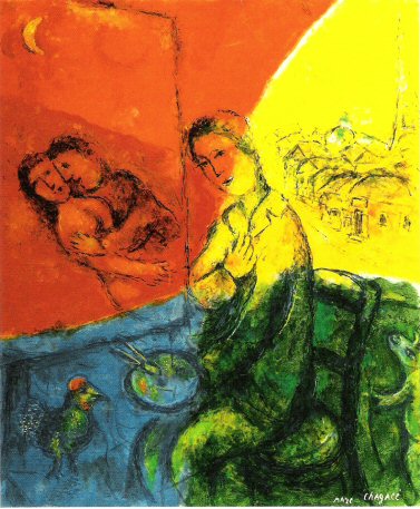 Marc Chagall, The painter ,1976..jpg