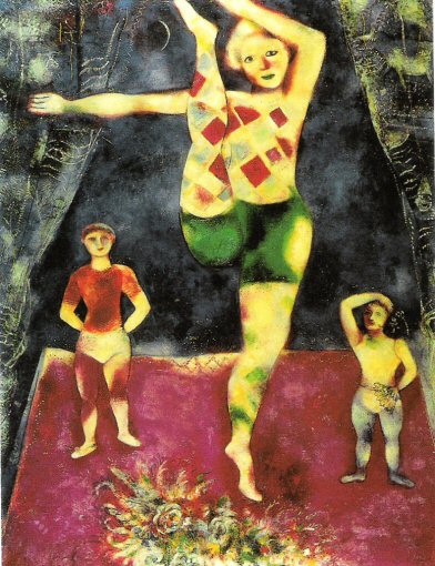Marc Chagall, The three acrobats, 1926.jpg