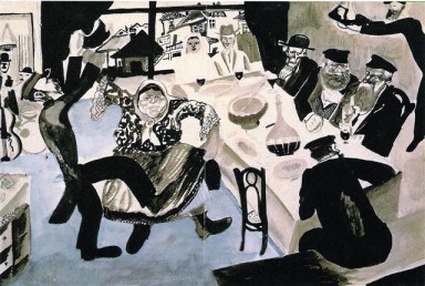 The Jewish Wedding 1910 by Marc Chagall