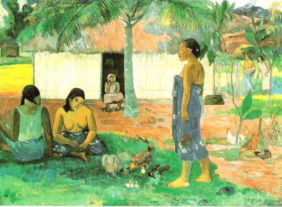 Paul Gauguin,No te aha oe riri ( Why are you angry) 1896.jpg