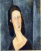 Blue Eyes (Portrait of Madame Jeanne Hebuterne 1917) by Amedeo Modigliani