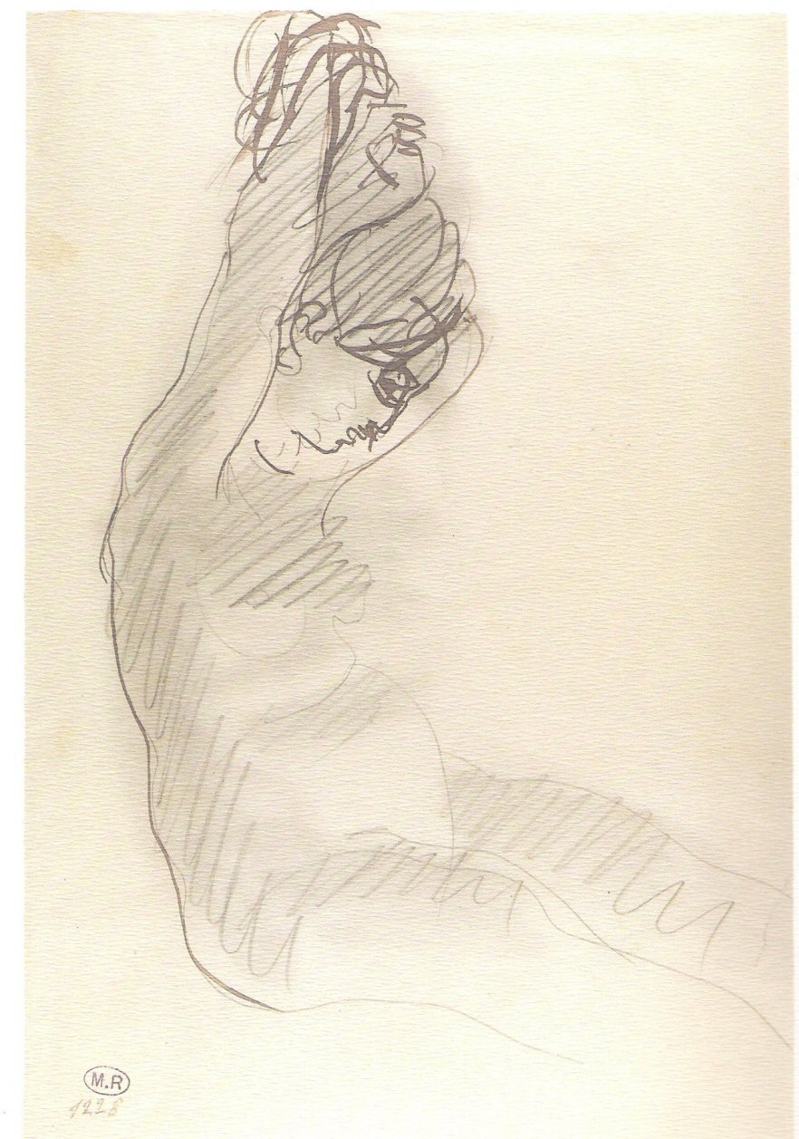 Femme nue asisse verse la droite, se peignant.jpg