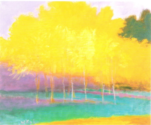 Wolf Kahn, Glowing Yellow  , 1997..jpg