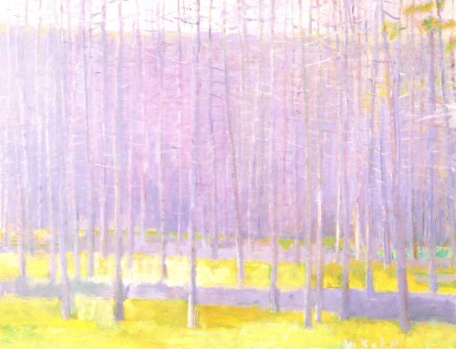 Wolf Kahn,  Northern Pines ,1996..jpg