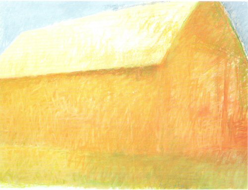 Wolf Kahn, Sun-Drenched Barn , 1982..jpg