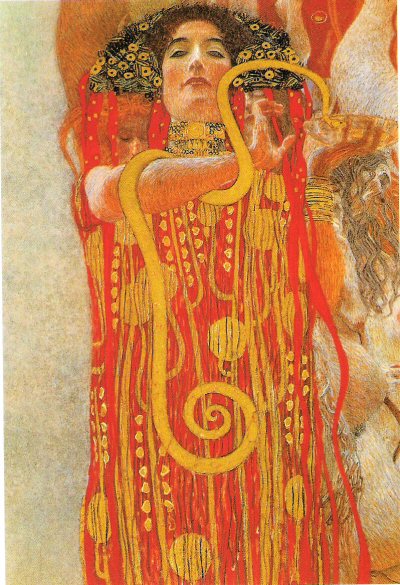 Gustav klimt, Higieia , detail from Medicine..jpg