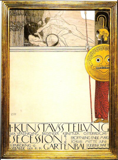 Gustav klimt, Poster for the 1st. Session exhibition . 1898.jpg