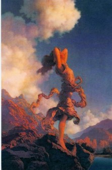 Ecstasy 1929 by Maxfield Parrish