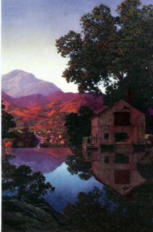 Millpond 1945 by Maxfield Parrish