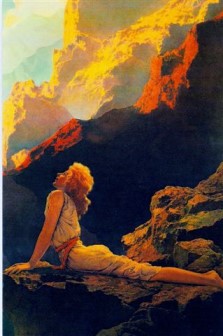 Wild Geese 1924 by Maxfield Parrish