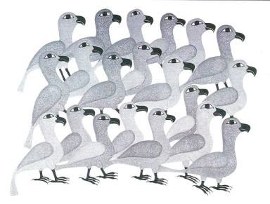 Seagulls by Kenojuak Ashevak