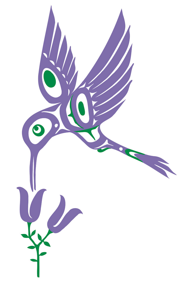 Purple-Hummingbird