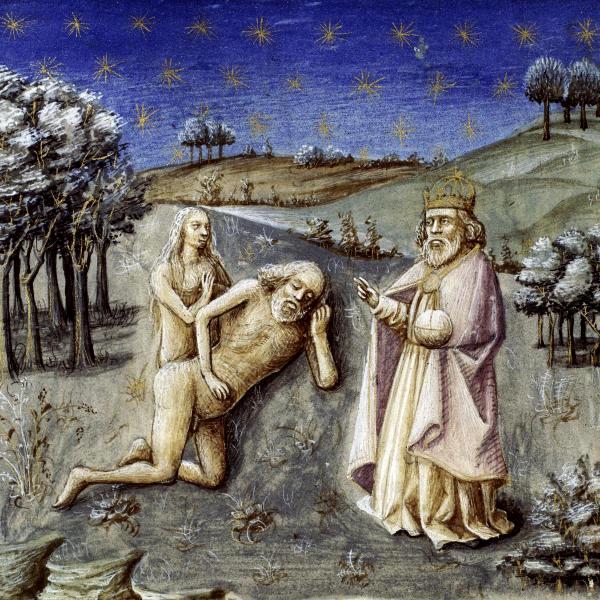 Adam and Eve From Speculum Humanae Salvationis