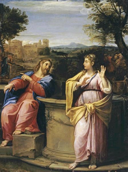 Christ and The Woman of Samaria at The Well