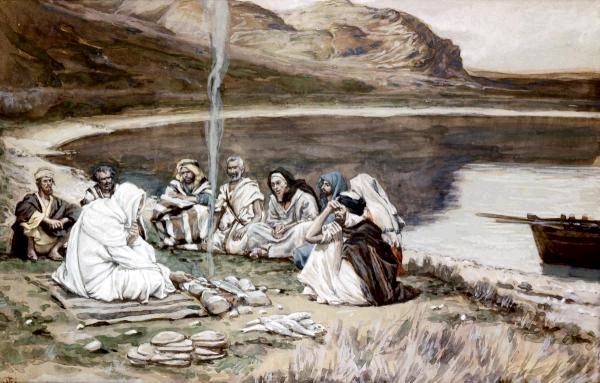 Christ Eating With His Disciples