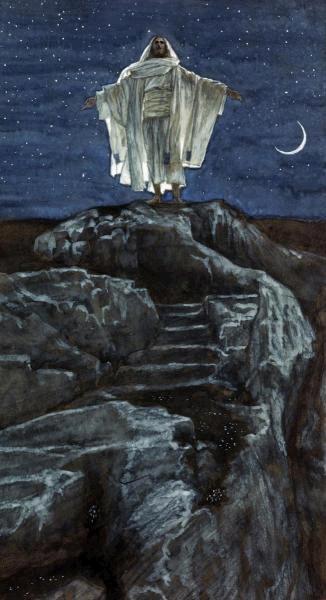 Christ Goes to the Mountain to Pray 
