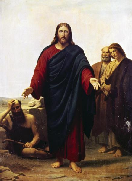  Christ with his Disciples