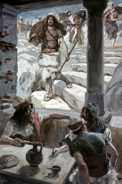 David Returns To Achish