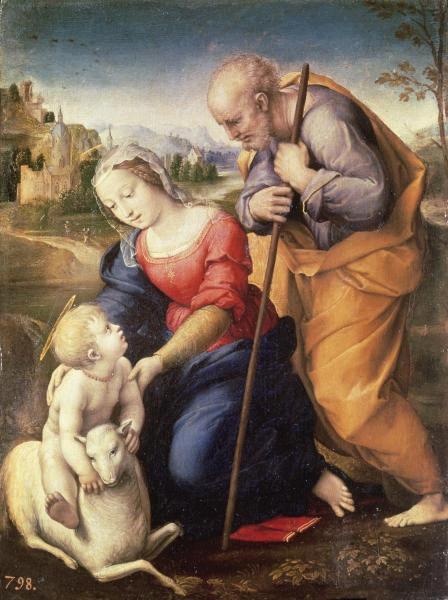 Holy Family With The Lamb