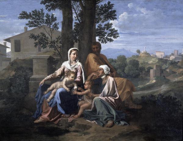 Holy Family In a Landscape  