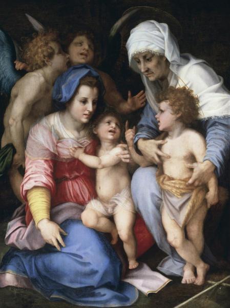 Holy Family With Angels