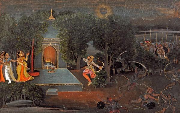 Illustration To The Shahnameh. Persia, Shiraz   